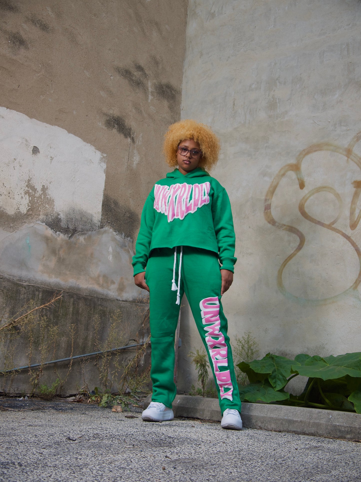 “Green BubbleGum” Unwxrldly Hoodie